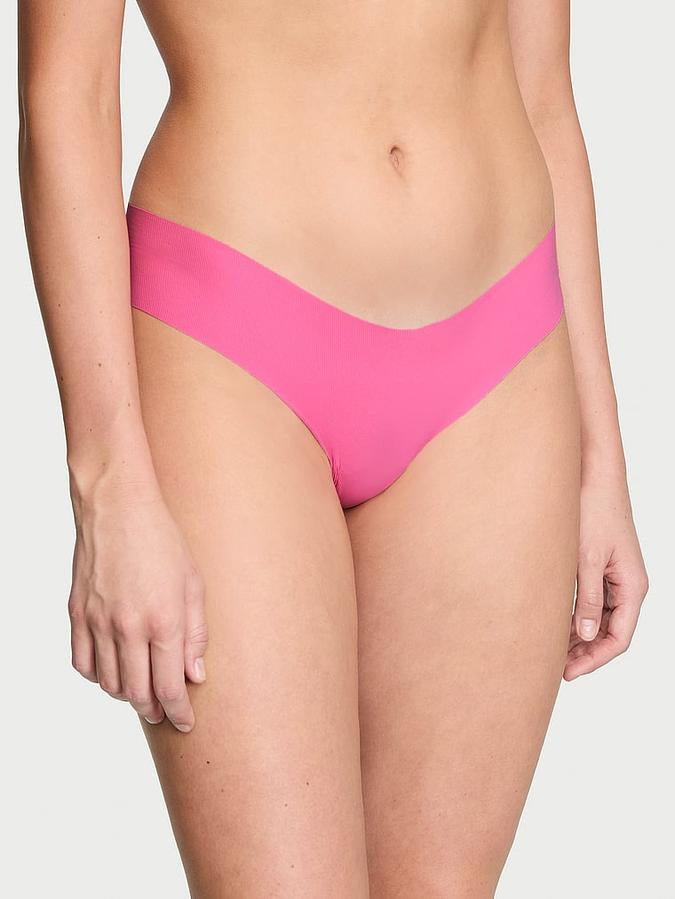 VICTORIA SECRET - No-Show Ribbed Thong Panty - Tanga Sin Costura