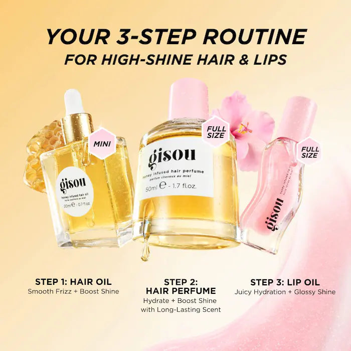 GISOU - Honey Gloss Hydration Trio Set