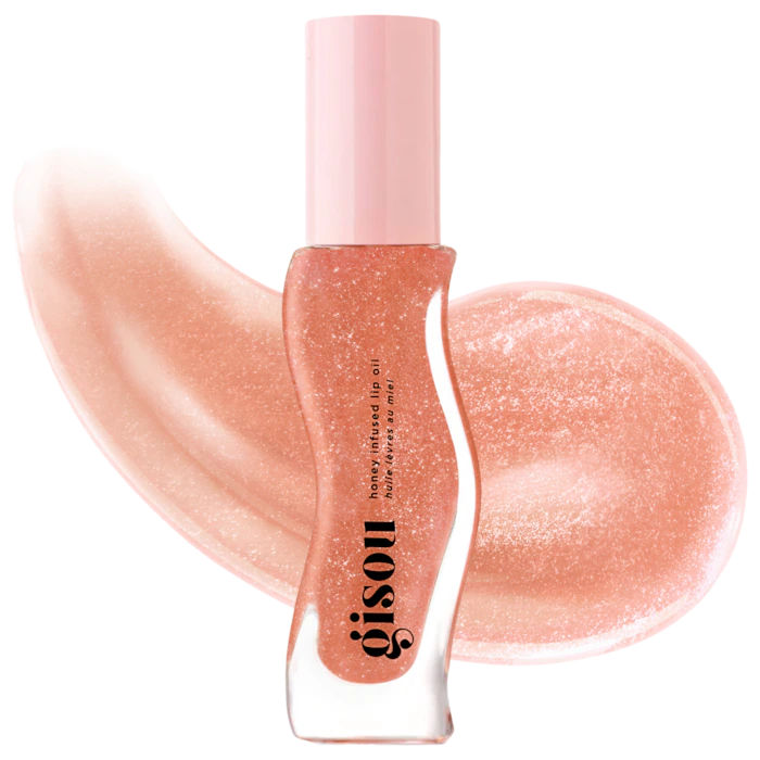 Gisou Honey Infused Hydrating Lip Oil - Glazed Plum