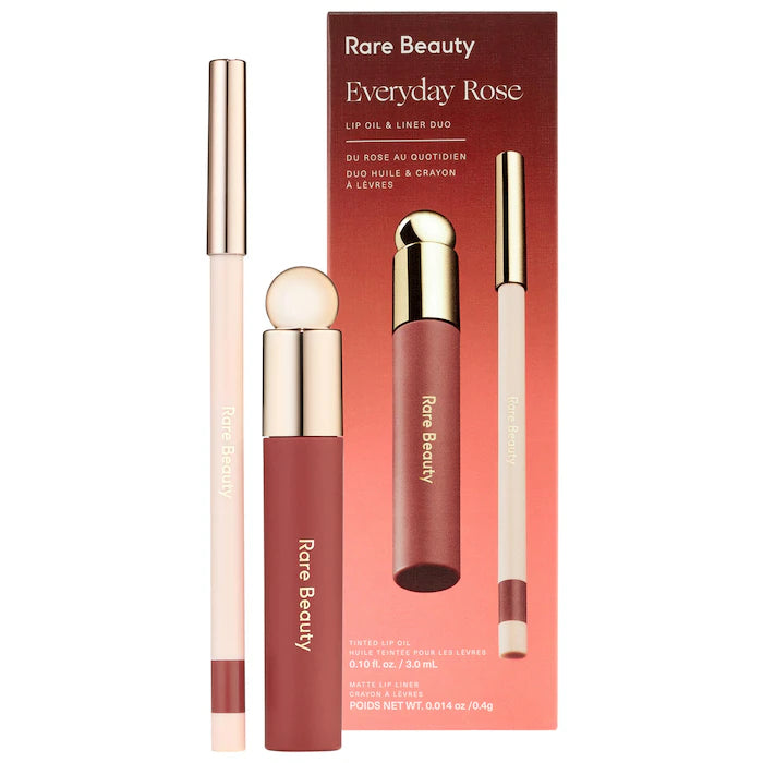 *PREORDEN* Rare Beauty - Everyday Rose Lip Oil & Liner Duo - Kit para labios